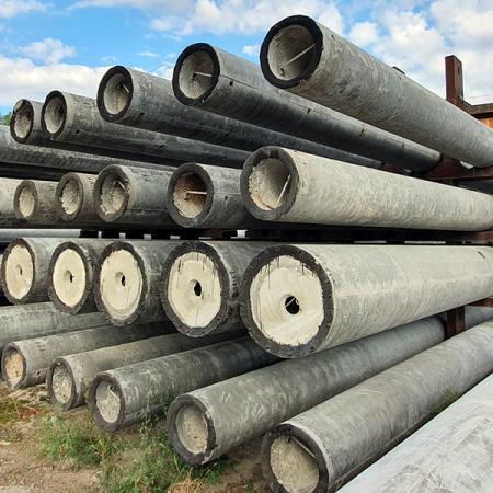 Стойка железобетонная центрифугированная коническая СК22.1-1.1 ГОСТ 22687.0-85, ГОСТ 22687.1-85, ГОСТ 22687.3-85